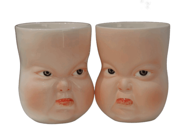 撇嘴
